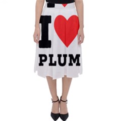 I Love Plum Classic Midi Skirt by ilovewhateva