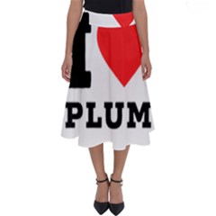 I Love Plum Perfect Length Midi Skirt by ilovewhateva