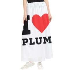 I Love Plum Maxi Chiffon Skirt by ilovewhateva