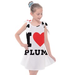 I Love Plum Kids  Tie Up Tunic Dress by ilovewhateva