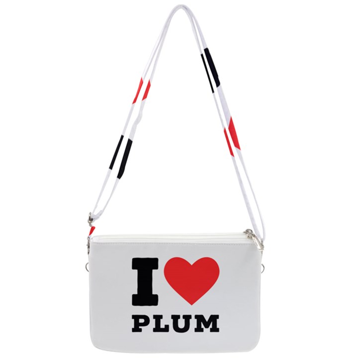 I love plum Double Gusset Crossbody Bag