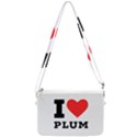 I love plum Double Gusset Crossbody Bag View2