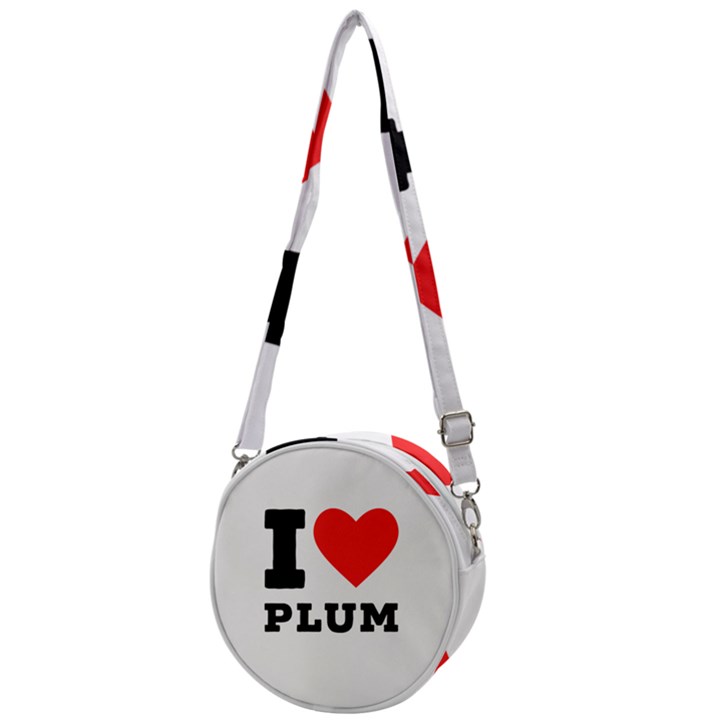 I love plum Crossbody Circle Bag