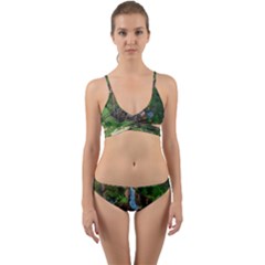 Green Village Miniature Technology Wrap Around Bikini Set by Bakwanart