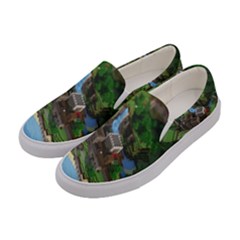 Green Village Miniature Technology Women s Canvas Slip Ons by Bakwanart