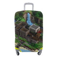 Green Village Miniature Technology Luggage Cover (small) by Bakwanart