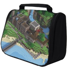 Green Village Miniature Technology Full Print Travel Pouch (big) by Bakwanart