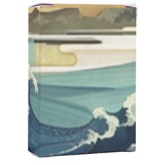 Sea Asia, Waves Japanese Art The Great Wave Off Kanagawa Playing Cards Single Design (rectangle) With Custom Box by Bakwanart