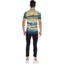 Sea Asia, Waves Japanese Art The Great Wave Off Kanagawa Men s Short Sleeve Cycling Jersey View4