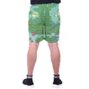 Green Retro Games Pattern Men s Pocket Shorts View2