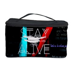 Stay Alive Cosmetic Storage Case by Bakwanart