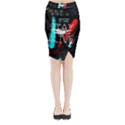 Stay Alive Midi Wrap Pencil Skirt View1