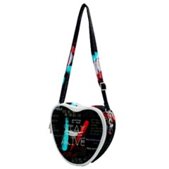 Stay Alive Heart Shoulder Bag