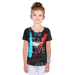 Stay Alive Kids  One Piece Tee