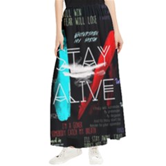 Stay Alive Maxi Chiffon Skirt