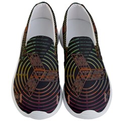 Black And Green Area Rug Neon Genesis Evangelion Computer Communication Men s Lightweight Slip Ons by Bakwanart