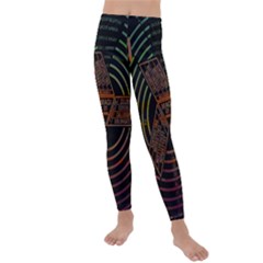 Black And Green Area Rug Neon Genesis Evangelion Computer Communication Kids  Lightweight Velour Leggings by Bakwanart