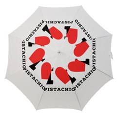 I Love Pistachio Straight Umbrellas by ilovewhateva