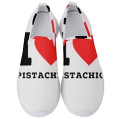 I Love Pistachio Men s Slip On Sneakers by ilovewhateva