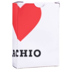 I Love Pistachio Playing Cards Single Design (rectangle) With Custom Box by ilovewhateva