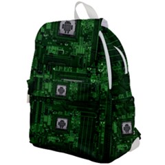 Technology Computer Chip Electronics Industry Circuit Board Top Flap Backpack by Bakwanart