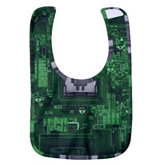 Technology Computer Chip Electronics Industry Circuit Board Baby Bib by Bakwanart