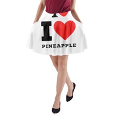 I Love Pineapple A-line Pocket Skirt by ilovewhateva