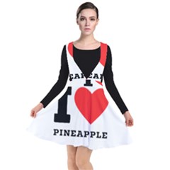 I Love Pineapple Plunge Pinafore Dress by ilovewhateva