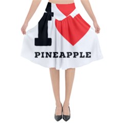 I Love Pineapple Flared Midi Skirt by ilovewhateva