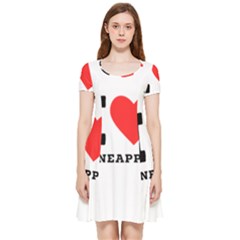 I Love Pineapple Inside Out Cap Sleeve Dress by ilovewhateva