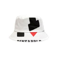 I Love Pineapple Bucket Hat (kids) by ilovewhateva