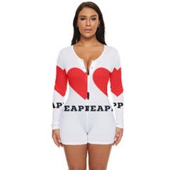 I Love Pineapple Long Sleeve Boyleg Swimsuit by ilovewhateva