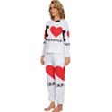 I love pineapple Womens  Long Sleeve Lightweight Pajamas Set View2