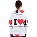 I love peppermint Women s Zipper Hoodie View2