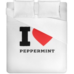 I Love Peppermint Duvet Cover (california King Size) by ilovewhateva