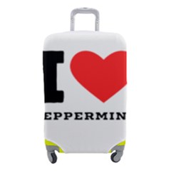 I Love Peppermint Luggage Cover (small) by ilovewhateva