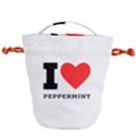 I love peppermint Drawstring Bucket Bag View1