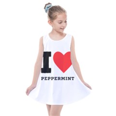 I Love Peppermint Kids  Summer Dress by ilovewhateva