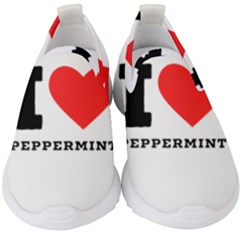 I Love Peppermint Kids  Slip On Sneakers by ilovewhateva