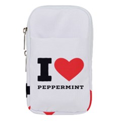 I Love Peppermint Waist Pouch (large) by ilovewhateva