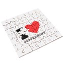 I love peppermint Wooden Puzzle Square View3