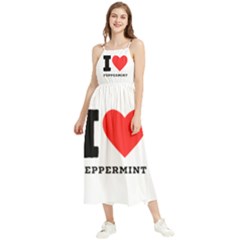 I Love Peppermint Boho Sleeveless Summer Dress by ilovewhateva