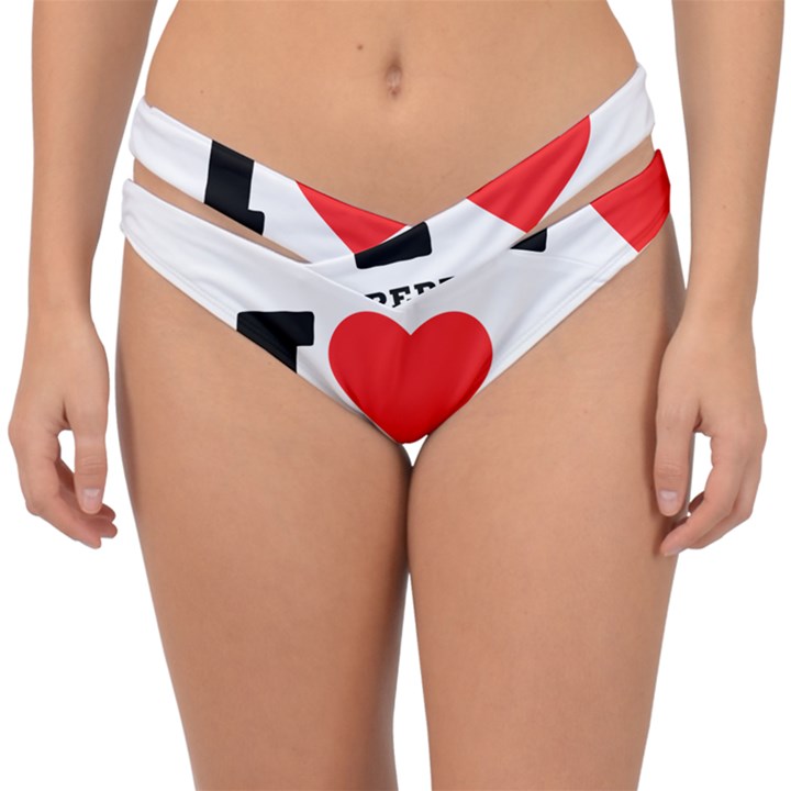 I love peppermint Double Strap Halter Bikini Bottoms