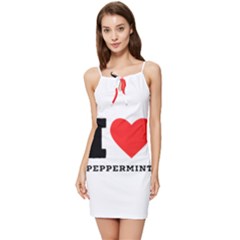 I Love Peppermint Summer Tie Front Dress by ilovewhateva