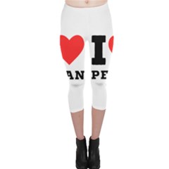 I Love Pecan Capri Leggings  by ilovewhateva