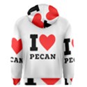 I love pecan Men s Zipper Hoodie View2