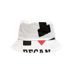 I Love Pecan Bucket Hat (kids) by ilovewhateva