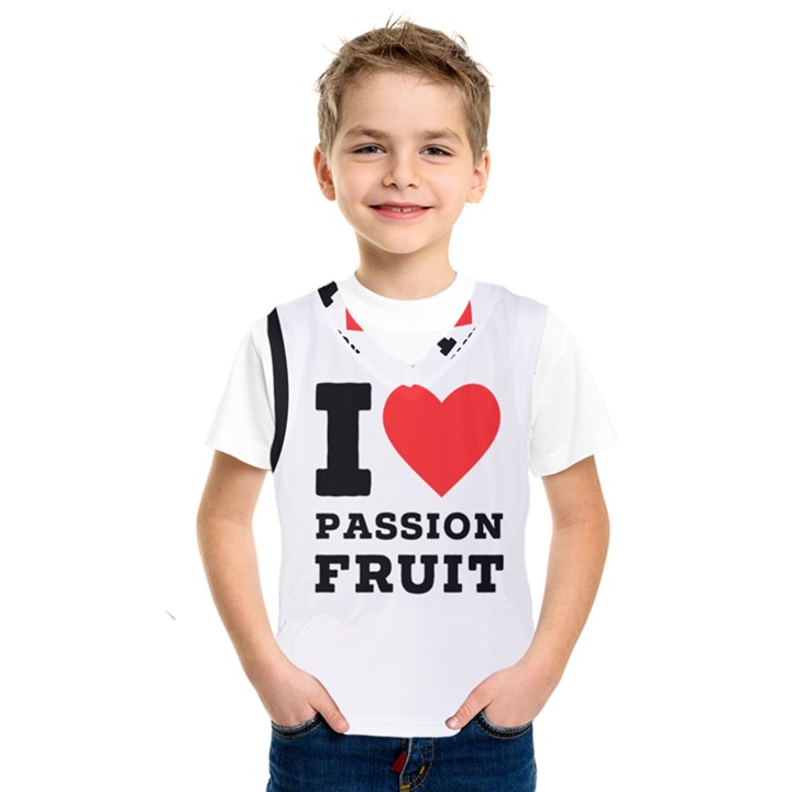 I love passion fruit Kids  Basketball Tank Top