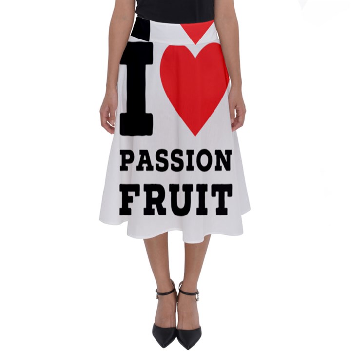 I love passion fruit Perfect Length Midi Skirt