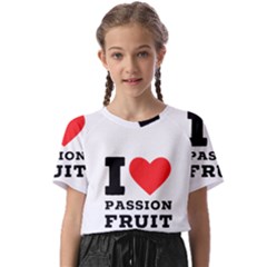 I Love Passion Fruit Kids  Basic Tee by ilovewhateva